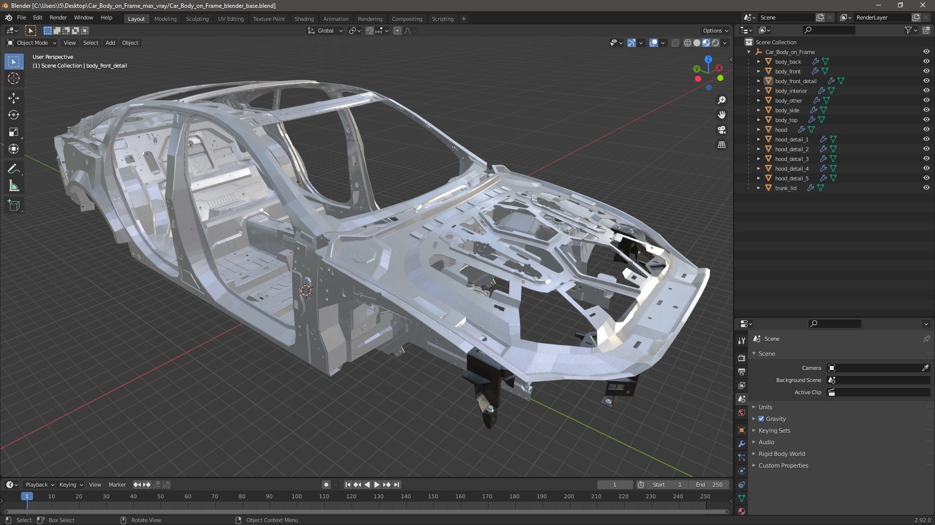 Car Body on Frame 3D https://p.turbosquid.com/ts-thumb/tb/KXR0nB/KK/carbodyonframevray3dmodel029/jpg/1713148517/1920x1080/fit_q87/eb626f0caed26c6068fc313e430bb8545ec9ac91/carbodyonframevray3dmodel029.jpg