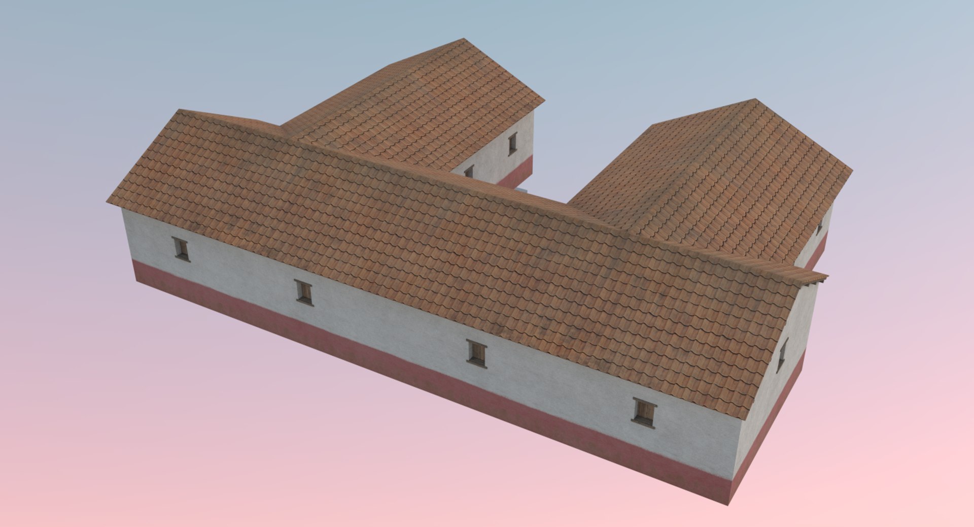 3D Model Roman Building - TurboSquid 1187889