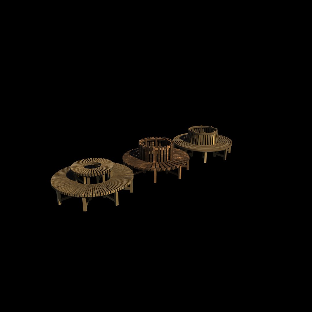 3D model wooden bench set 3D model https://p.turbosquid.com/ts-thumb/tb/LHpExA/zR/circularwoodenbenchset2/jpg/1770129456/1920x1080/fit_q87/5c909039fe2206cc19cfa72cf342c9dd0cc83794/circularwoodenbenchset2.jpg