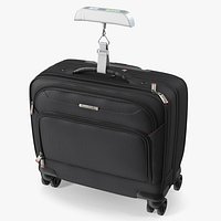 Handheld Checked Luggage with Scale Laptop Bag