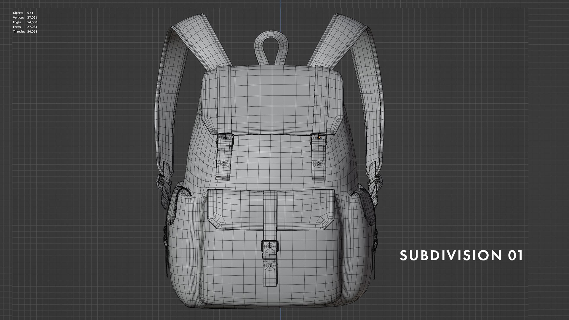 3D Canvas Backpack - Survival Model - TurboSquid 2154274