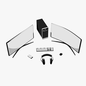 Electronic Set 1 - Vector Infographic Style