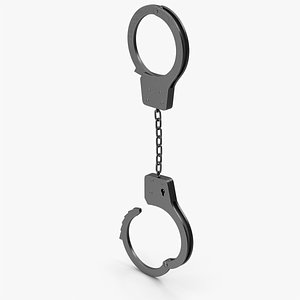 3D Hanging Handcuffs model