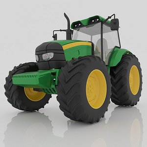 Farm Tractor 3D model