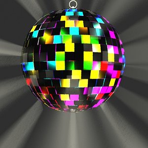 disco ball 3d model