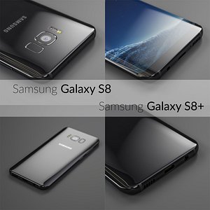 3D flagship samsung galaxy s8 model