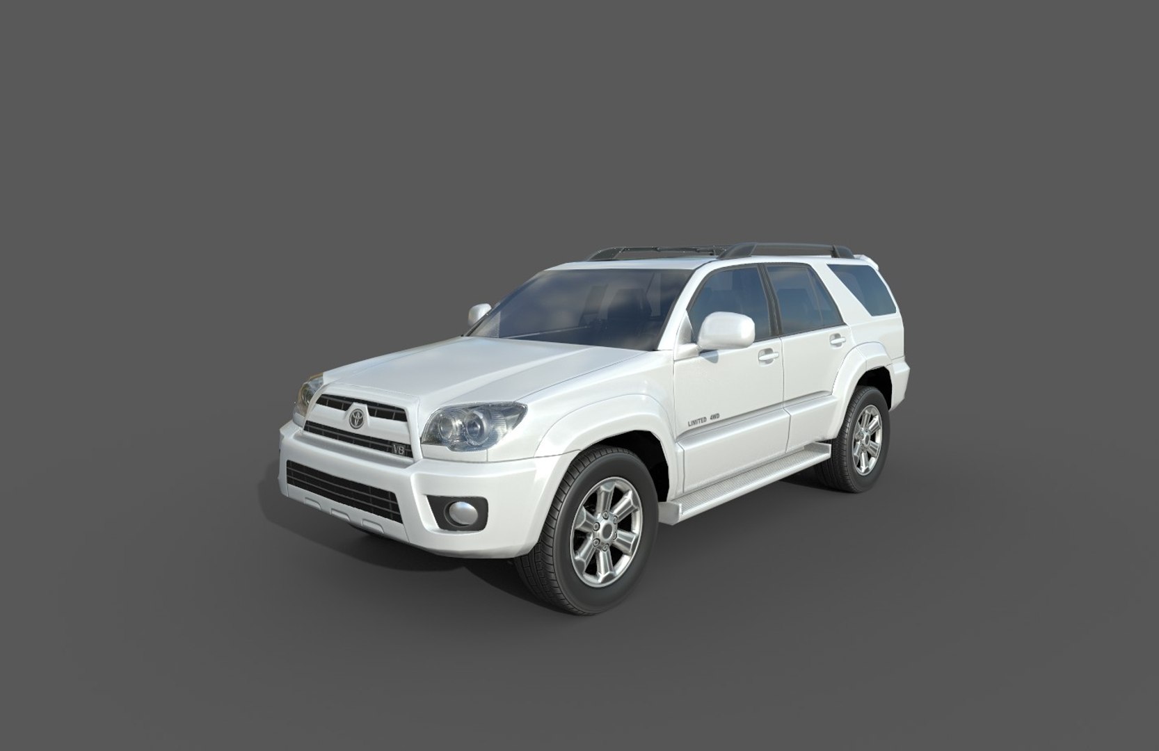 Low Poly Car - Toyota 4Runner 2005 3D - TurboSquid 1769750