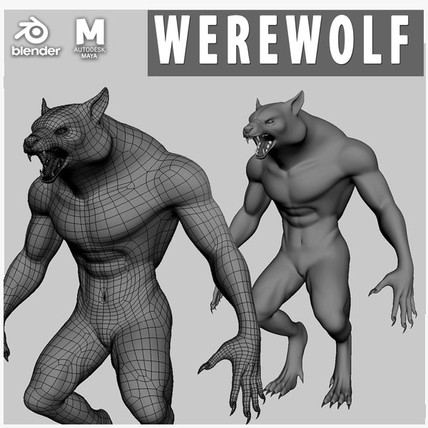 3D модель WareWolf - TurboSquid 2238423