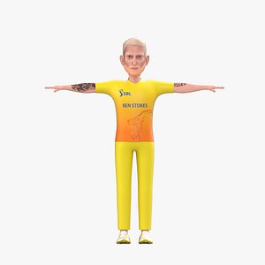 3D model Ben Stokes