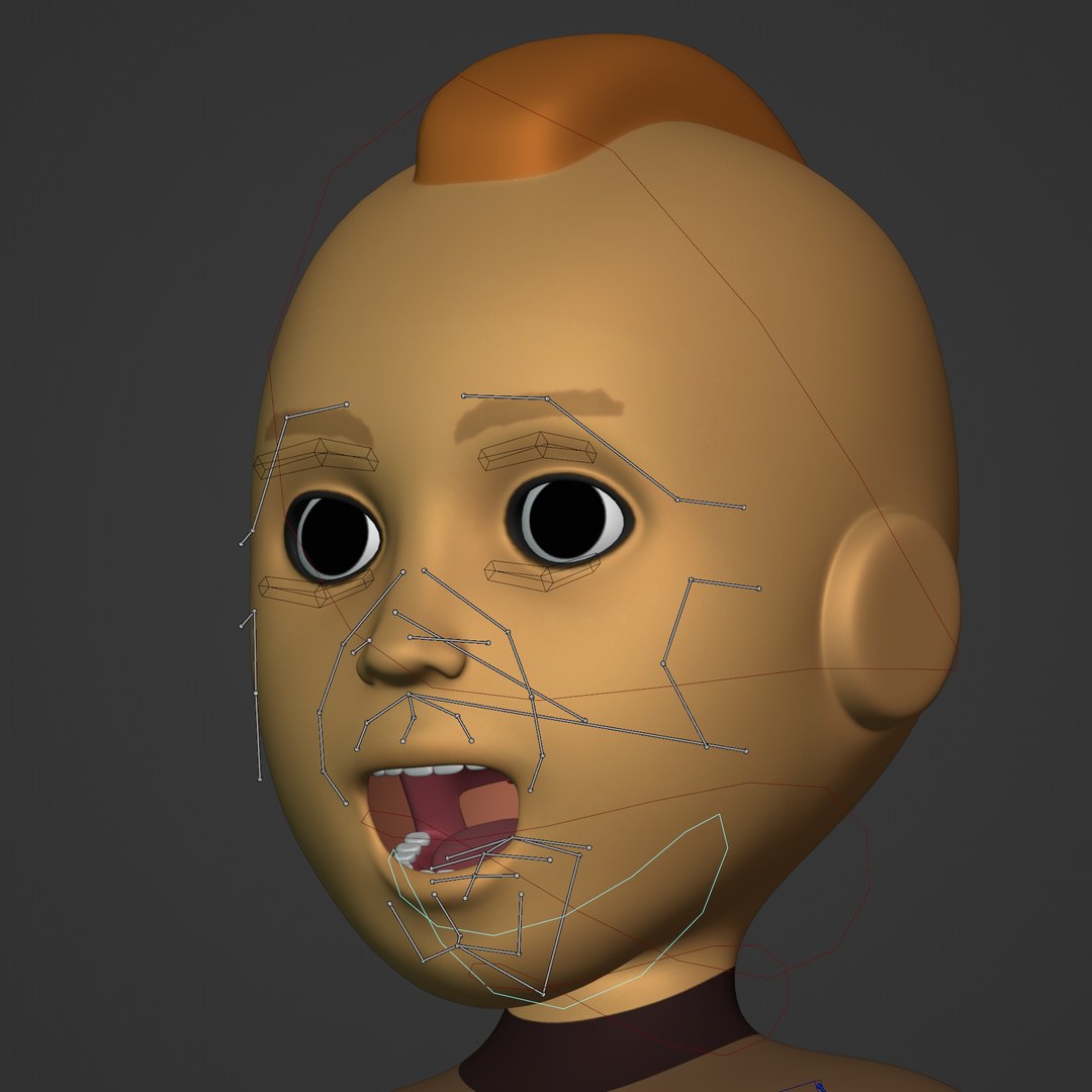 3D FK-IK Rigged Character - TurboSquid 2188328