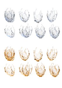 3D fluid liquid drop