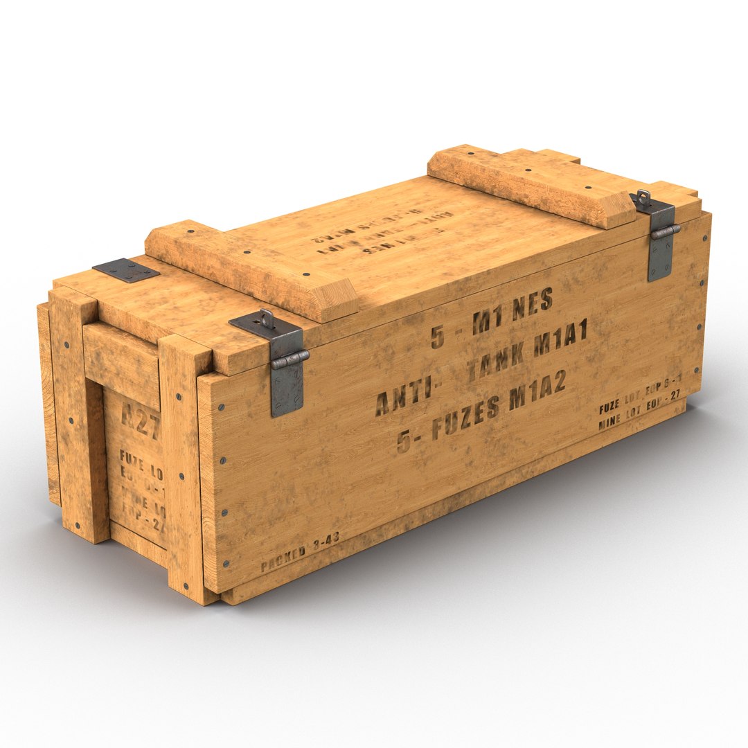 Ammo Crate 3 3D Model 3D model preview