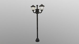 3D Victorian Street Lamp