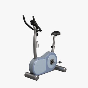exercise bike 3d max