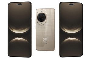 3D model Huawei nova 14 Ultra Floating Light Gold Low Poly