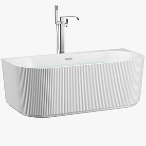 3D model Bathtub Gocta with Niagara Faucet