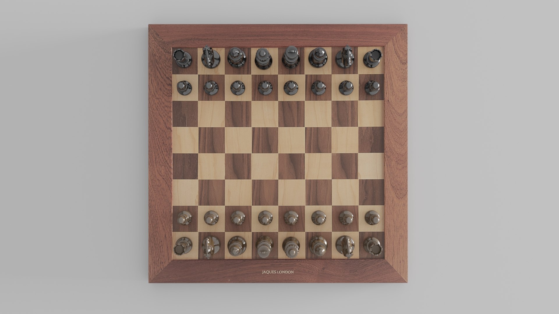 Jaques Of London Wooden Chess Set 3D Model - TurboSquid 2195200