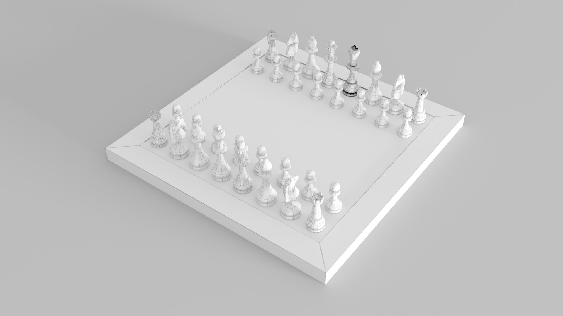 Jaques Of London Wooden Chess Set 3D Model - TurboSquid 2195200