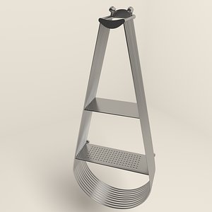 heated towel rail 3d dxf