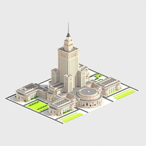 3D model monumental skyscrapper