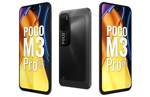 Xiaomi Poco M3 Pro 5G Power Black Low Poly