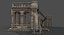 Renaissance Castle Ruined Low Poly