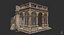 Renaissance Castle Ruined Low Poly