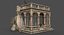 Renaissance Castle Ruined Low Poly