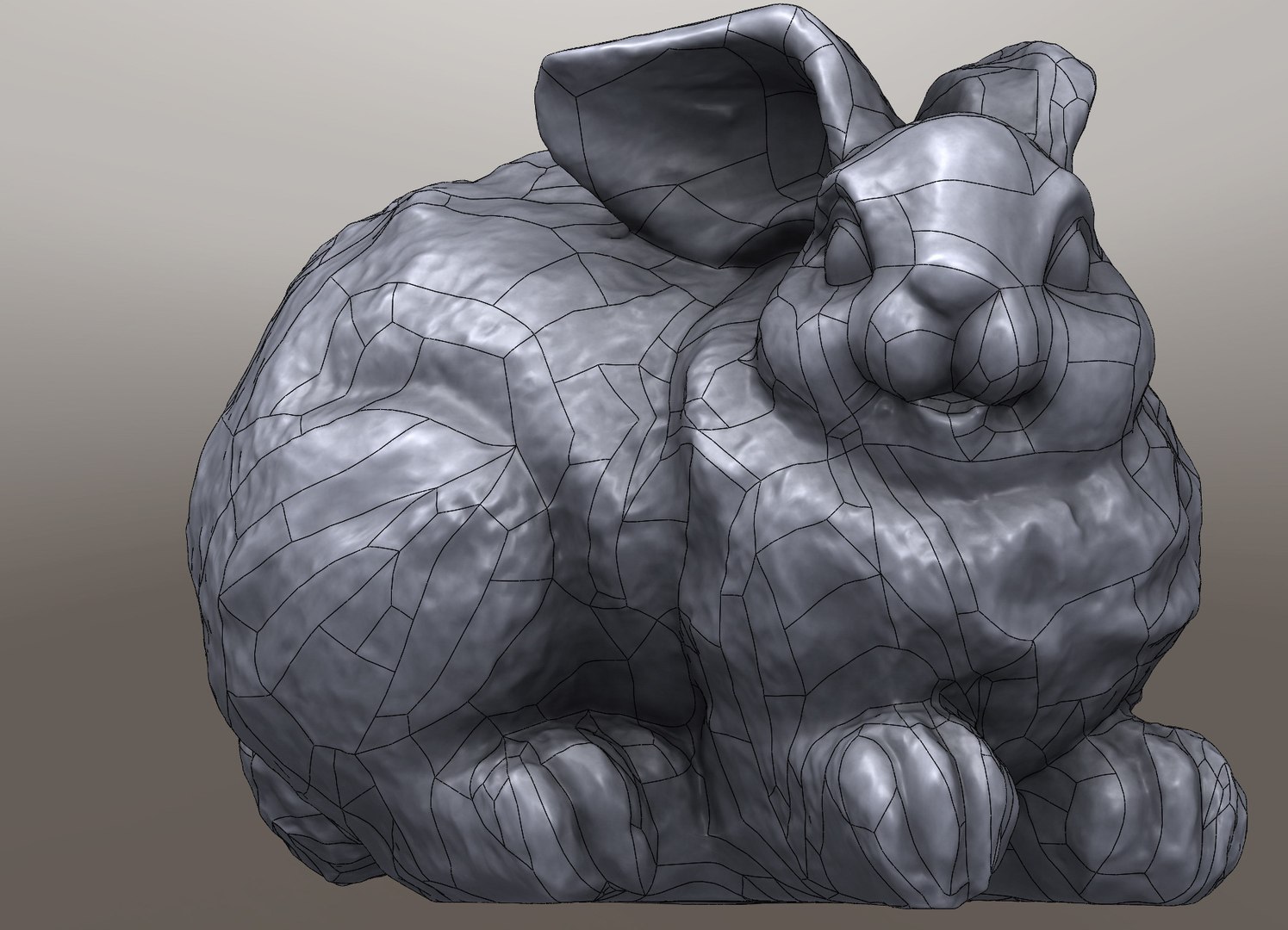 Maya Rabbit Sculpture