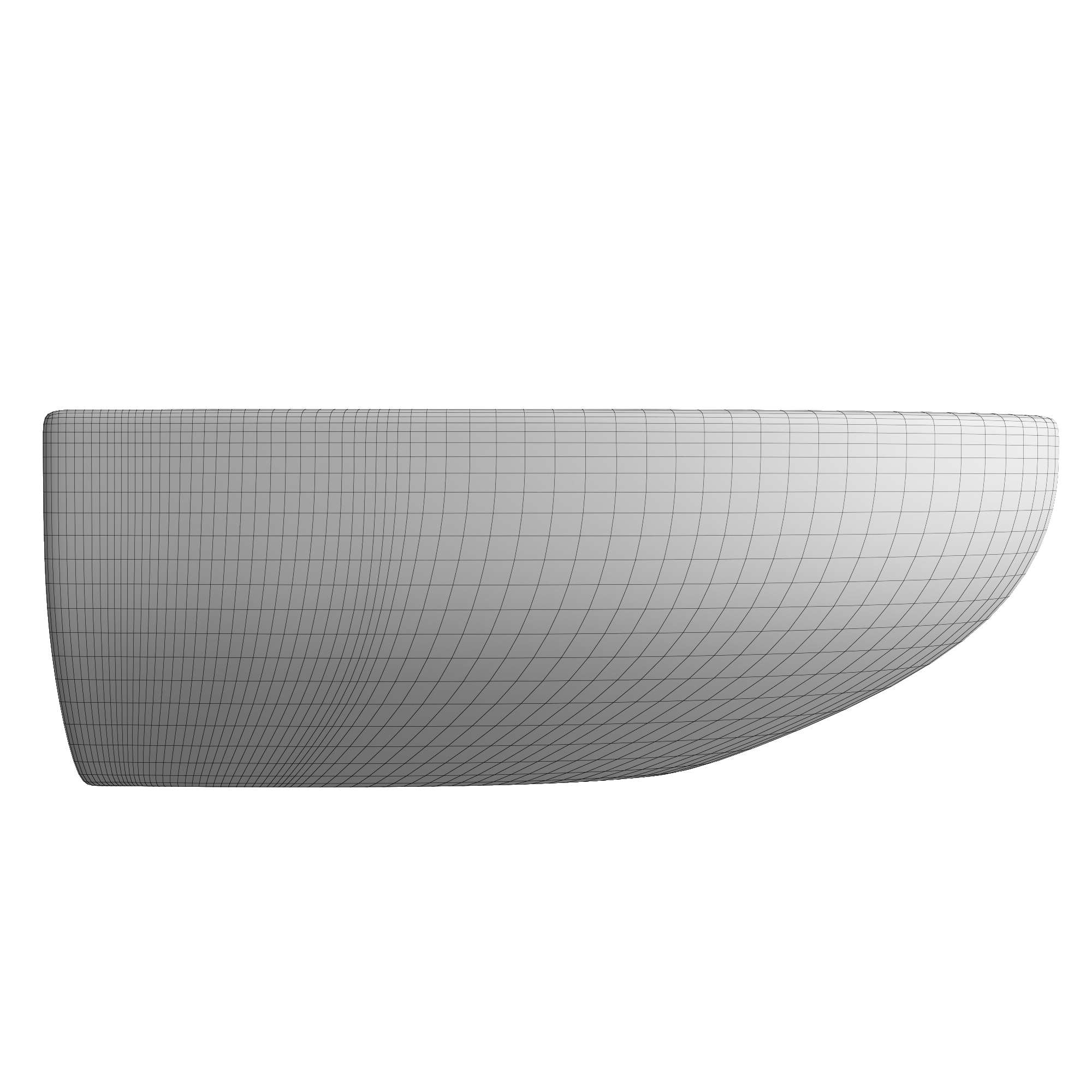 3D semi circle shape - TurboSquid 1693036