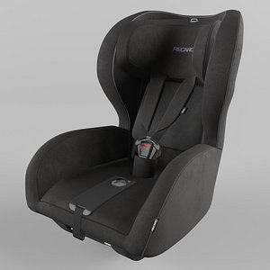 3D Recaro KIO  Children Car Seat Select Night Black