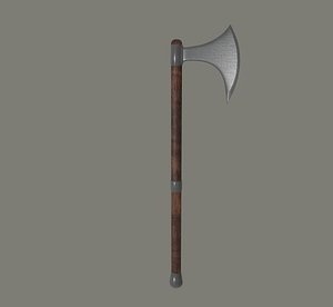 medieval axe 3D model