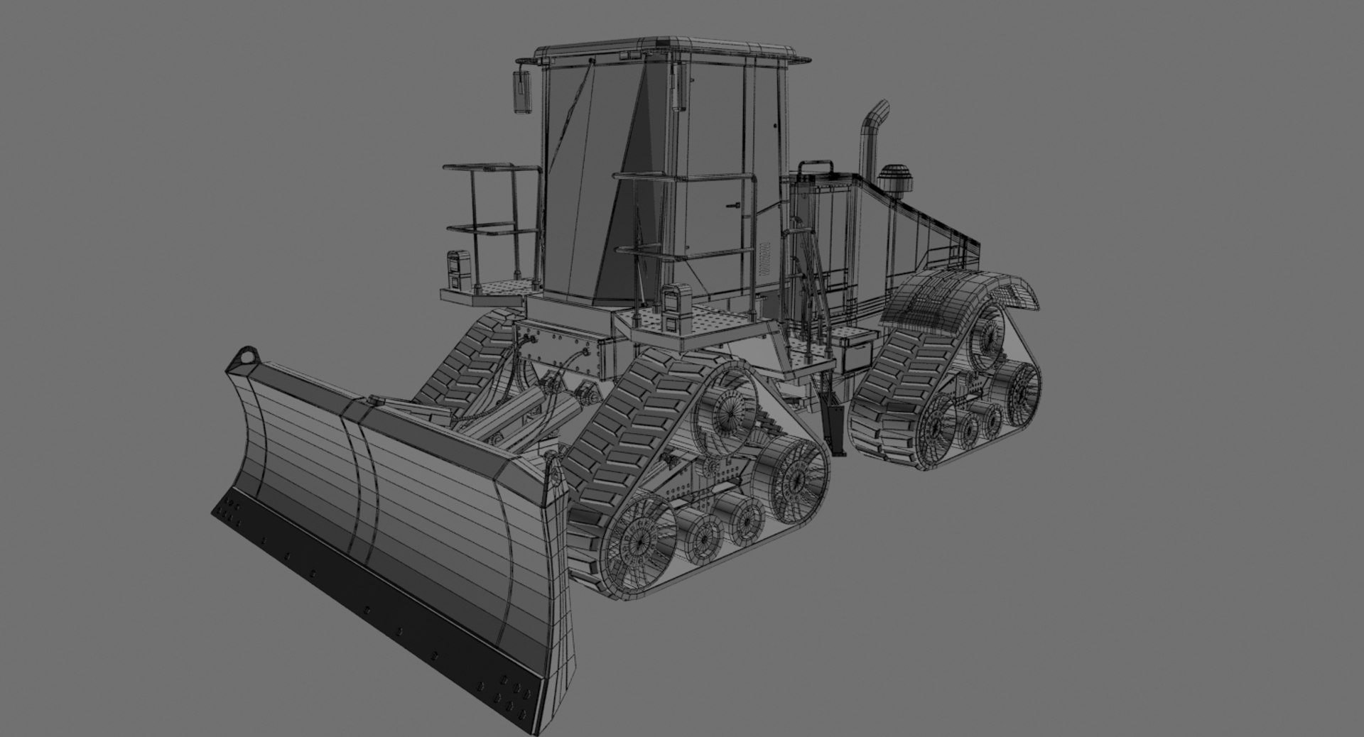 Speed Bulldozer Crawler Construction 3d 3ds