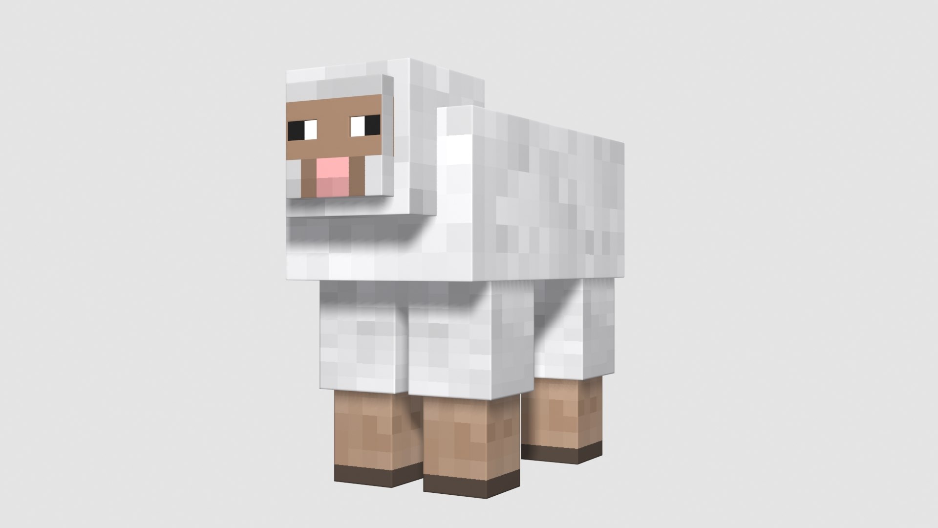 Minecraft Sheep Rigged 3d Model Turbosquid 1458725 8518