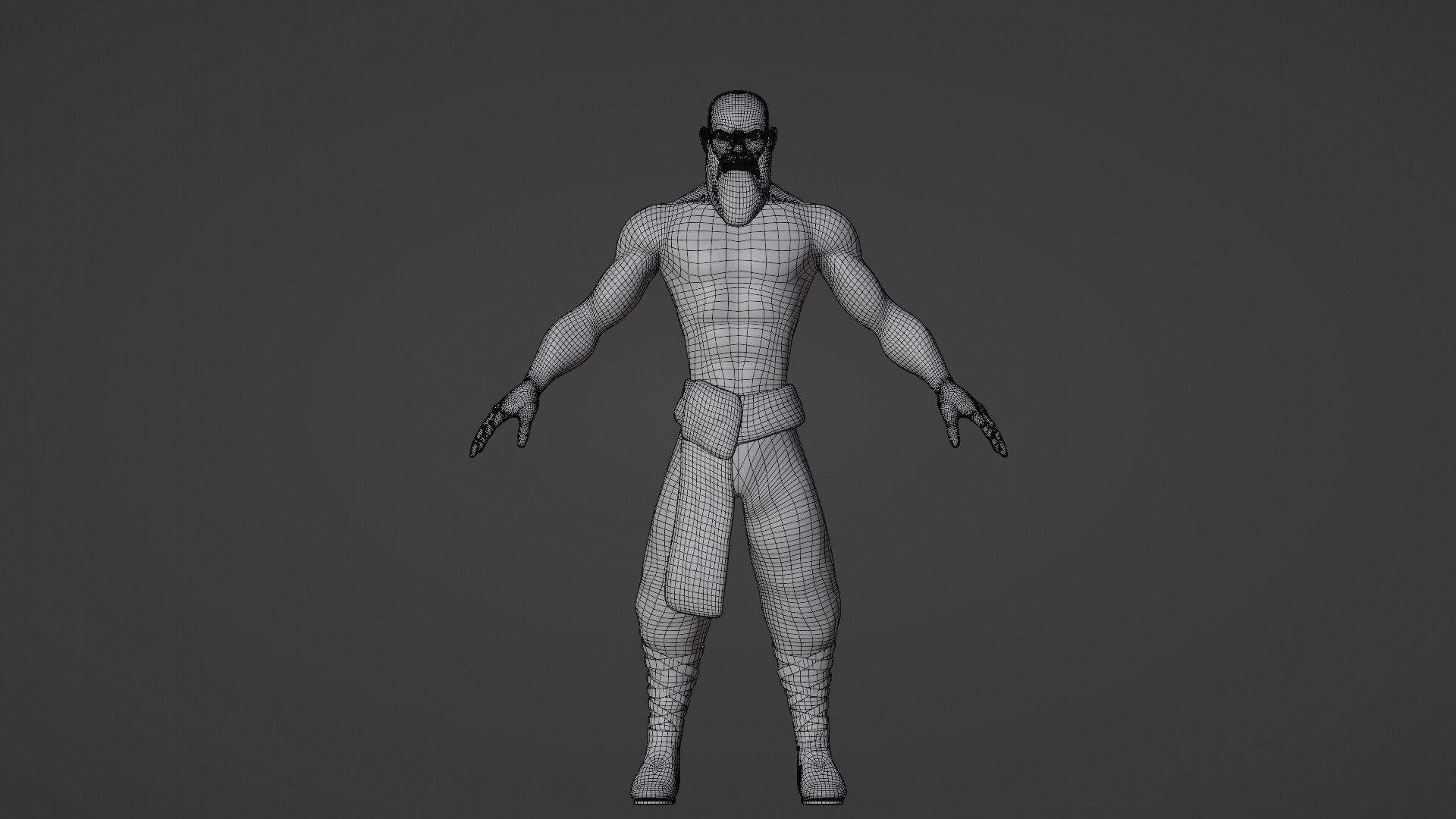 Fighting Monk 3D Model - TurboSquid 1975897