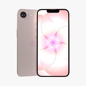 Apple iPhone 17e Soft Pink 3D