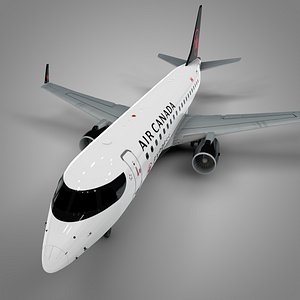 air canada embraer175 l507 3D model
