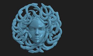 3D model medusa gorgona
