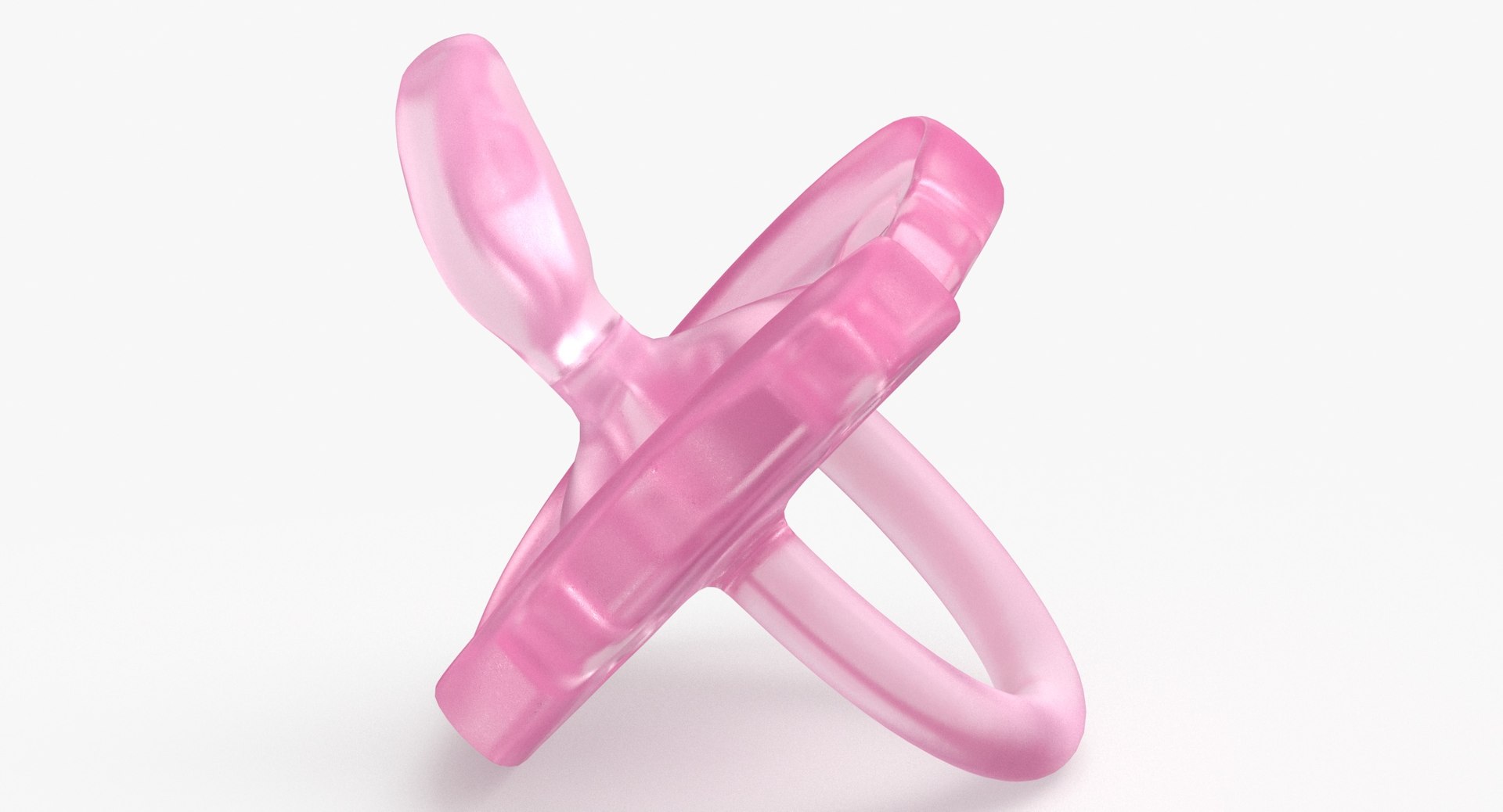 3D Prop Pacifier Clear Blue Pink And Purple Color - TurboSquid 2238078