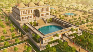 Palace of Ardashir Environment Persia model