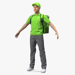 Food Delivery Man T Pose