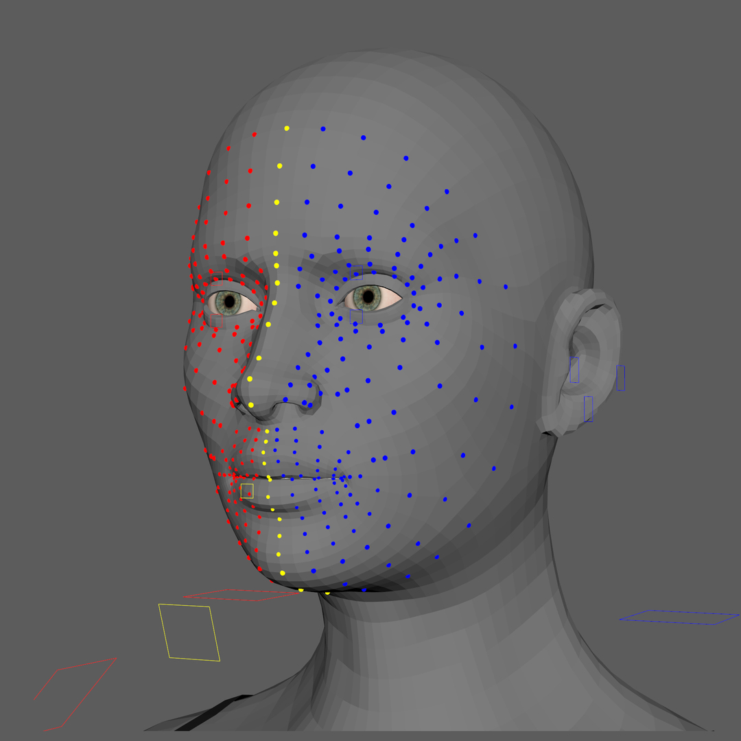 3D model female character rig face - TurboSquid 1394259
