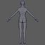 Cinematic Female 001 - Advanced Body Rig - Face Rig - GUI