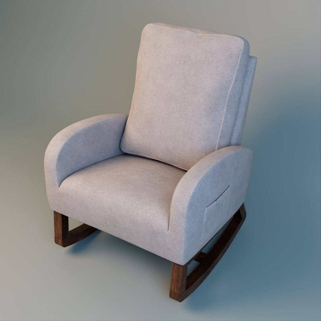 3D Rocking Chair - TurboSquid 2233644