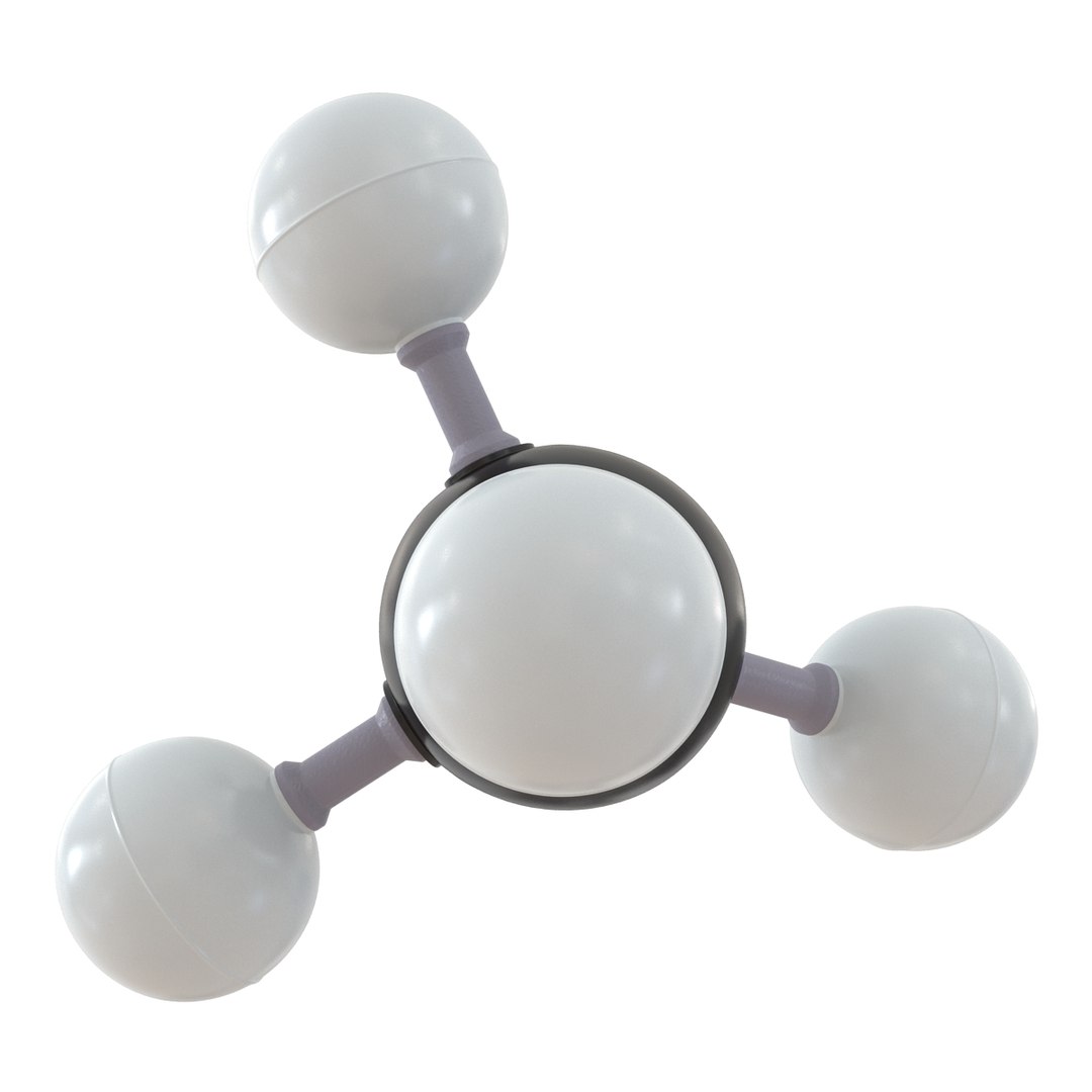 3d Model Methane Molecule