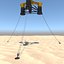 Windturbine offshore 2 mit Ankern