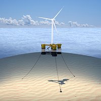 wind turbine offshore 2 with anchors