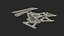 Police Wooden Traffic Barricade Disassembled