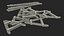 Police Wooden Traffic Barricade Disassembled