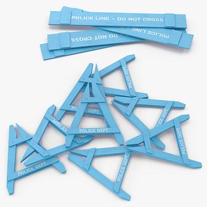 Police Wooden Traffic Barricade Disassembled